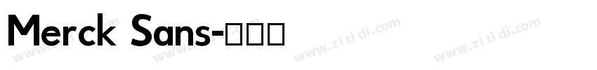 Merck Sans字体转换